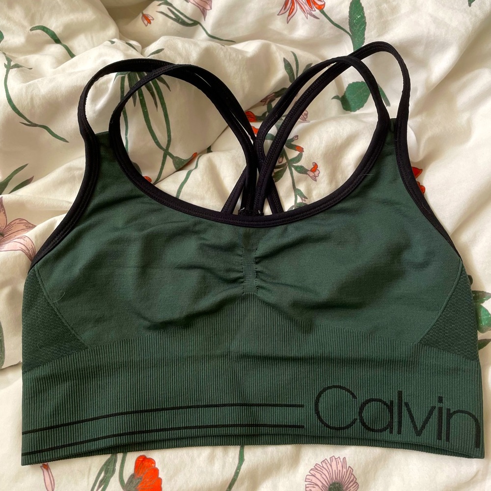 cavin klein sports bra